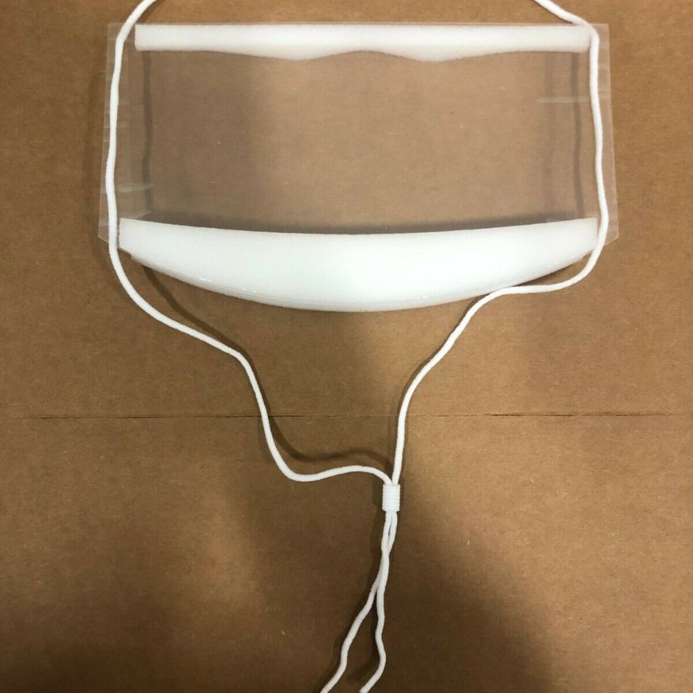 Brand New Transparent Clear Face Mask (10 masks)
